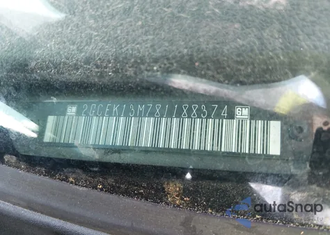 2008 Chevrolet Silverado 1500 Ltz from USA, damaged, VIN 2GCEK13M781188374